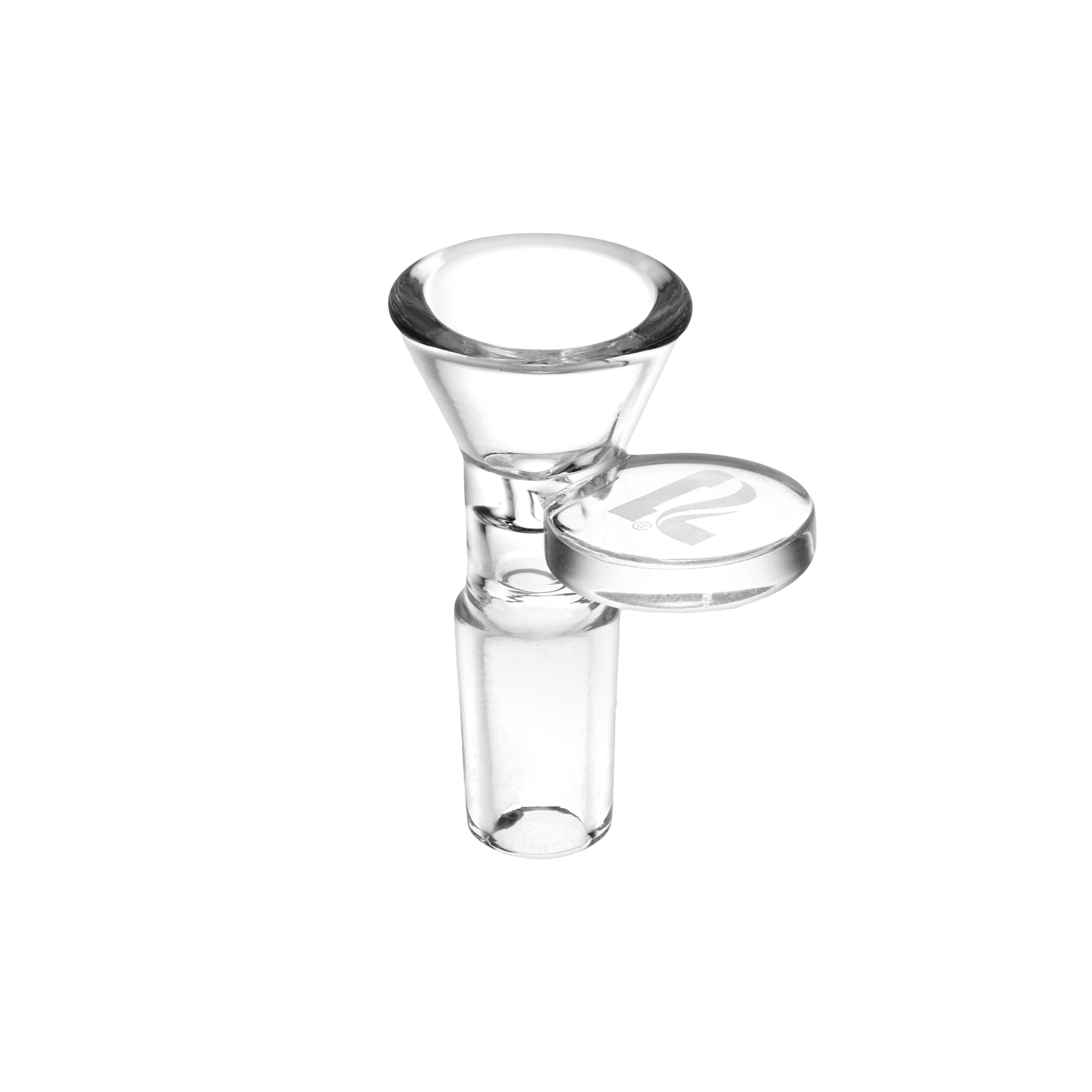 Pizza Party Glass Beaker Water Pipe - 7.75 Inch