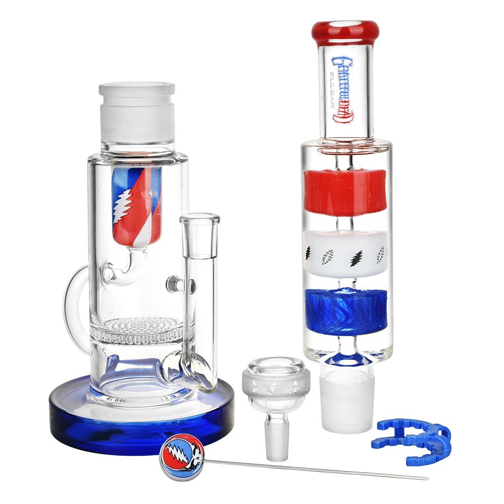 Grateful Dead Steal Your Face Glycerin Water Pipe
