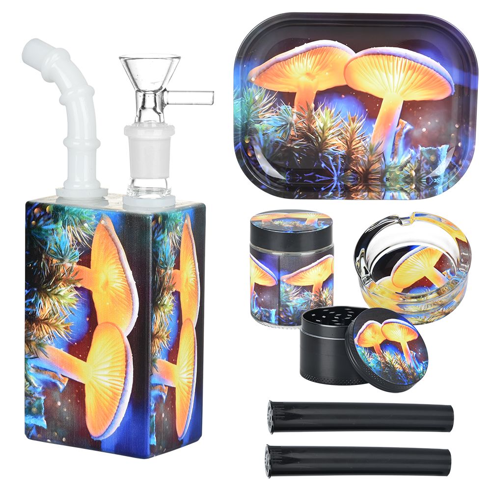 Artistic Juicebox Water Pipe Travel Companion Kit