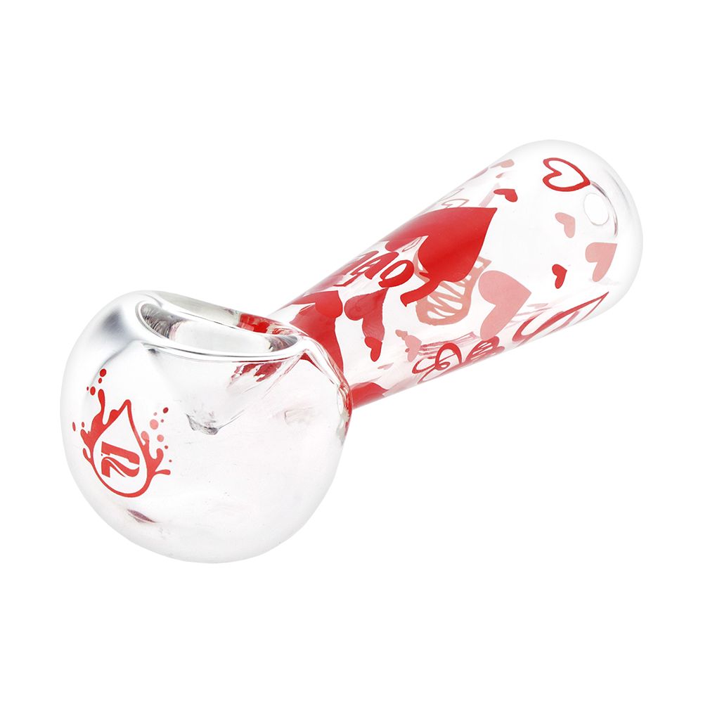 Valentine's Rose & Heart Glass Pipe Set