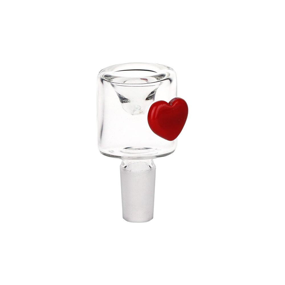 Cupid's Heart 12-Inch Bubble Base Water Pipe