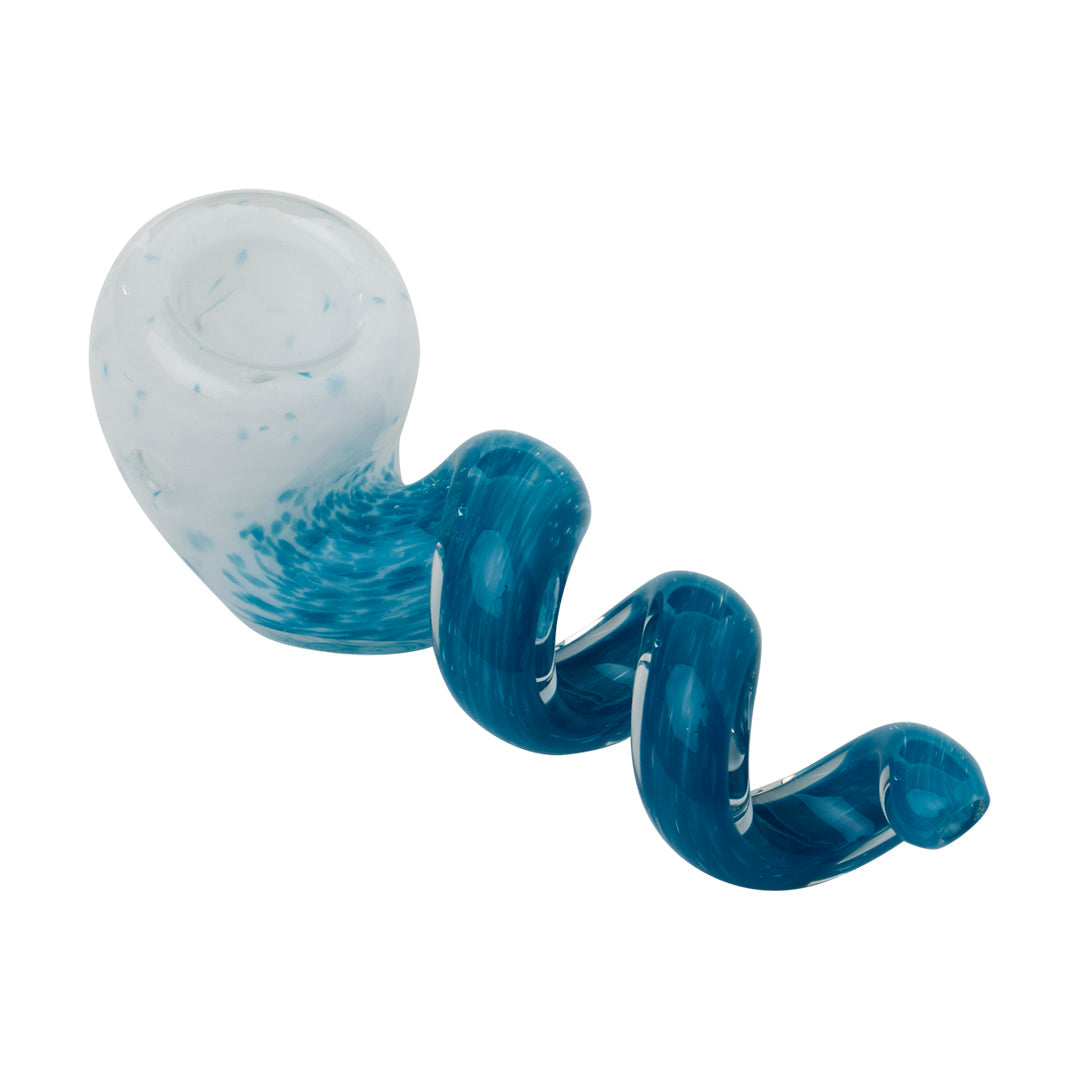 Elegant Spiral Borosilicate Hand Pipe