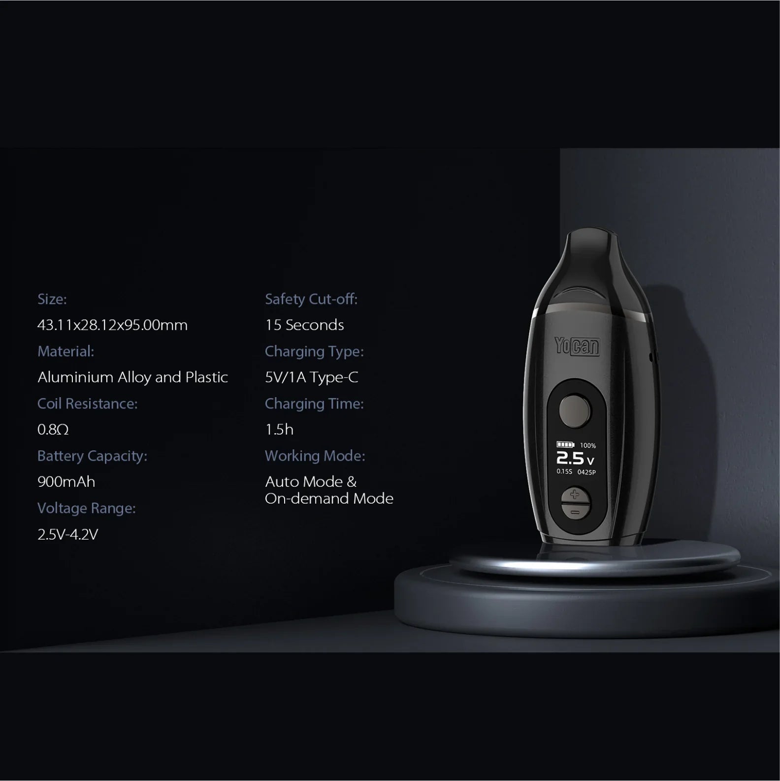 Yocan IRIS: Precision Concentrate Vaporizer