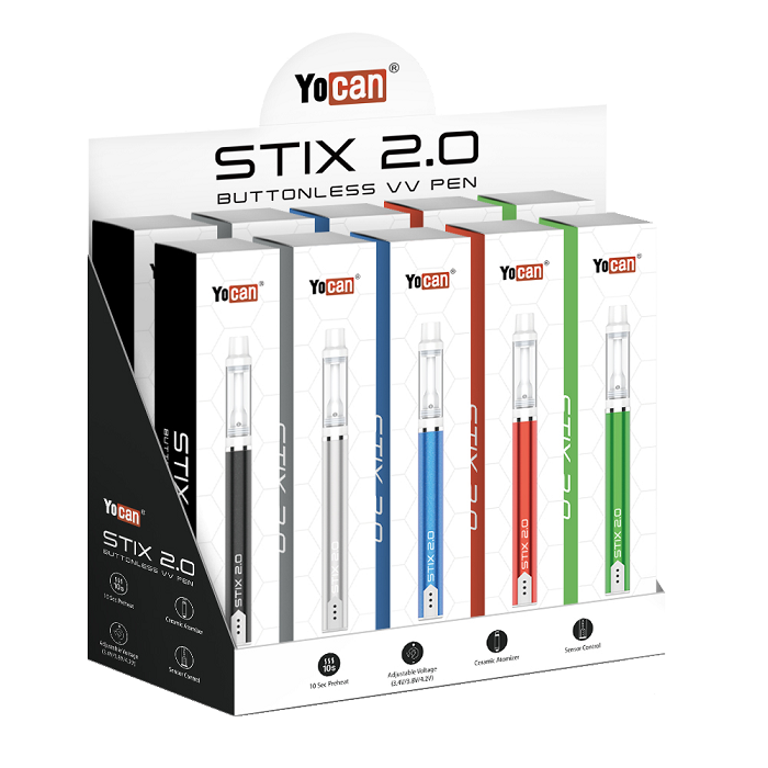 Yocan Stix 2.0 Oil Vaporizer Pen - Box of 10