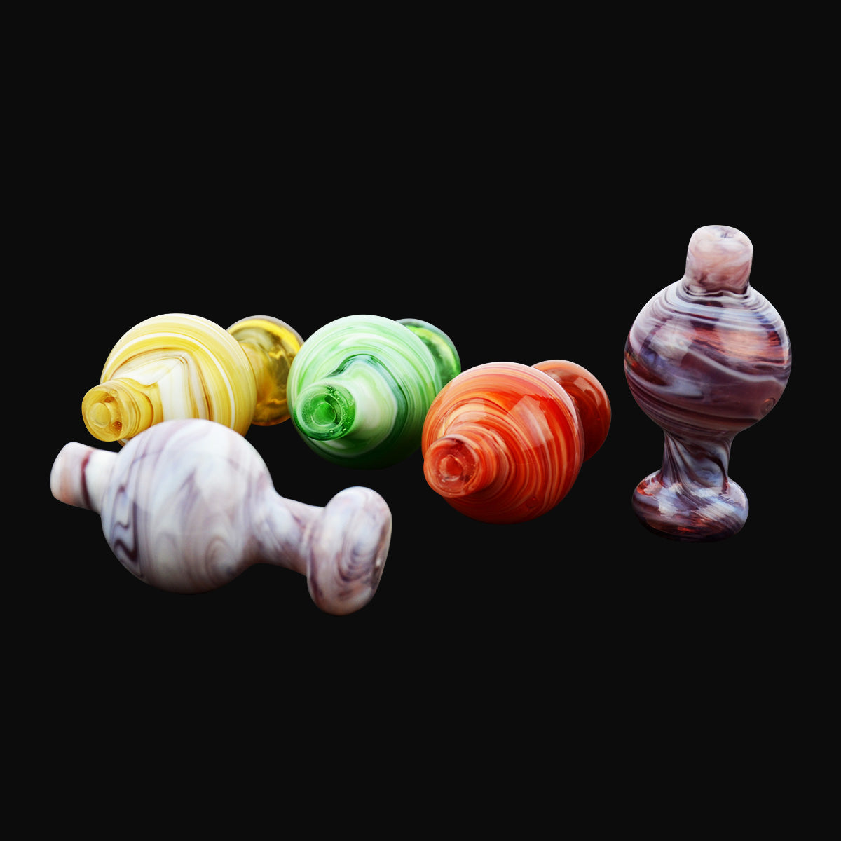 Artisan Marble Carb Cap - White Pastel Edition