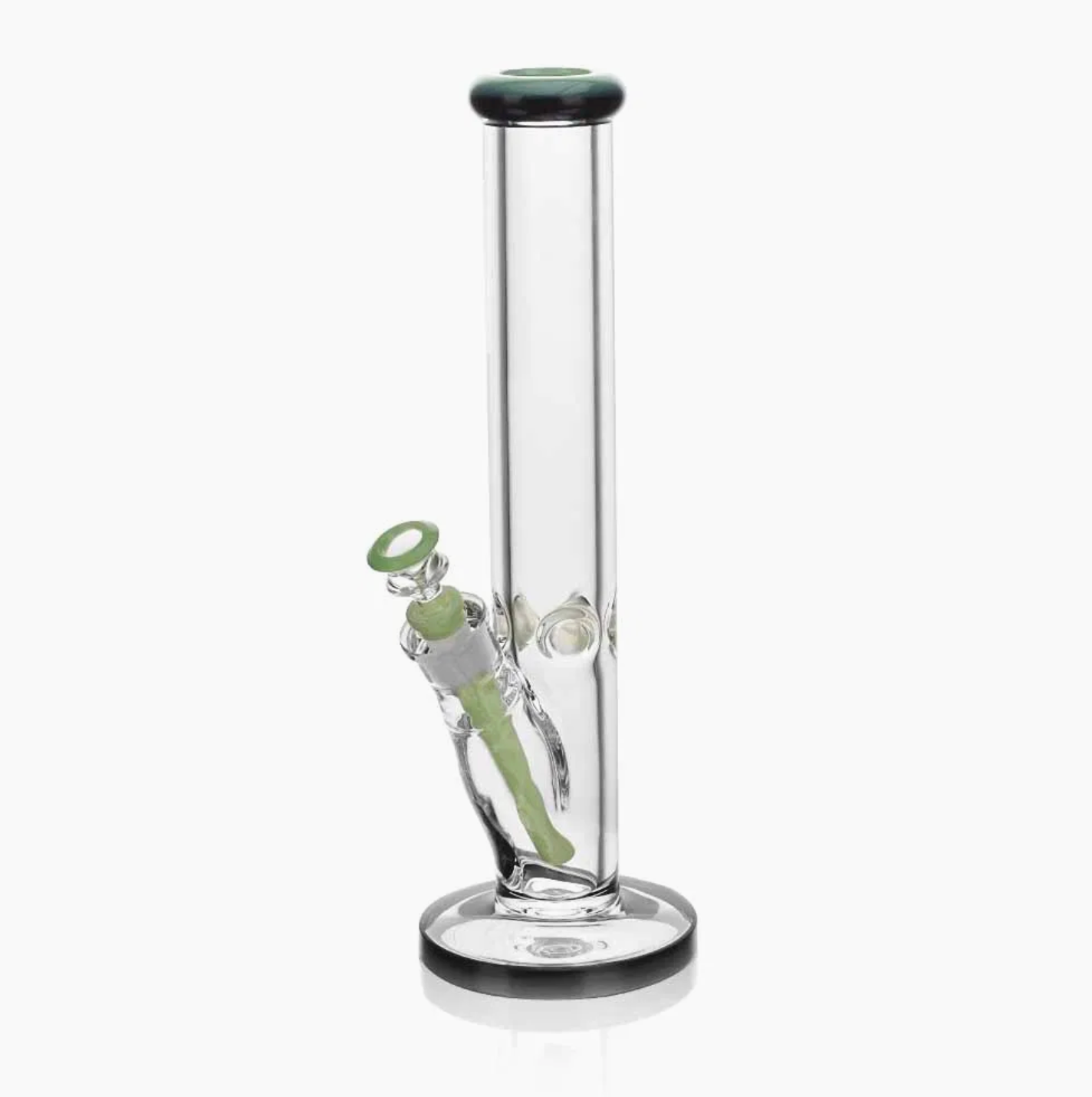 Slime Green 14-Inch Straight Glass Pipe