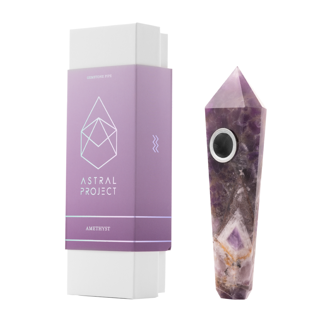Curated Gemstone Hand Pipe 4.25 Inch