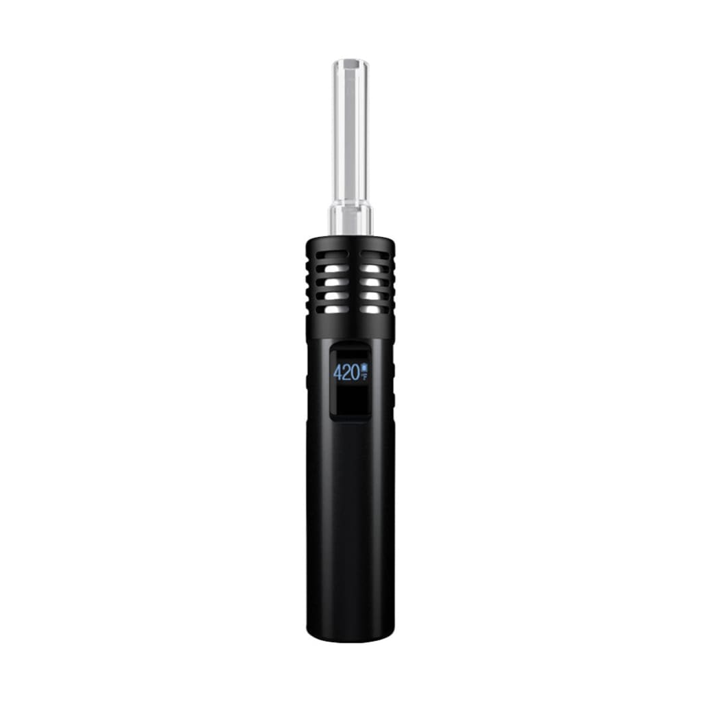 Arizer Air Max Dry Herb Vaporizer With 5500mah Battery Showing 420° On Its Digital Display