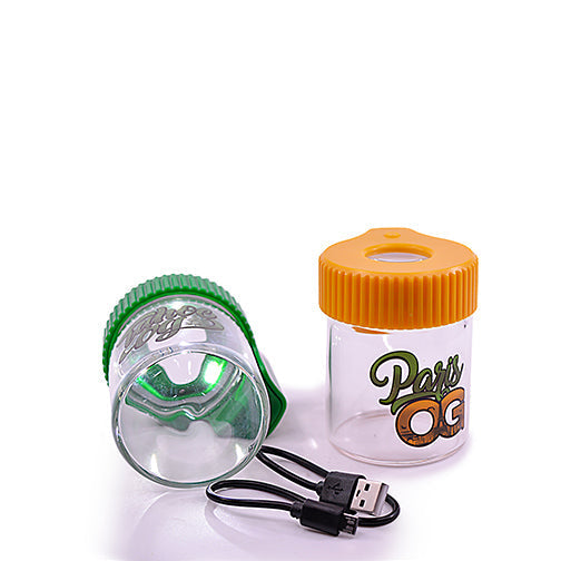 Airtight LED Magnifier Stash Jar