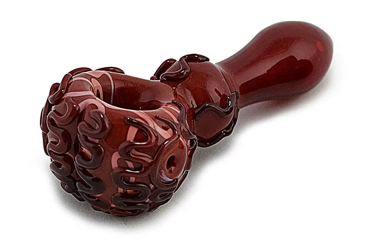 Artistic Brain Design Glass Pipe