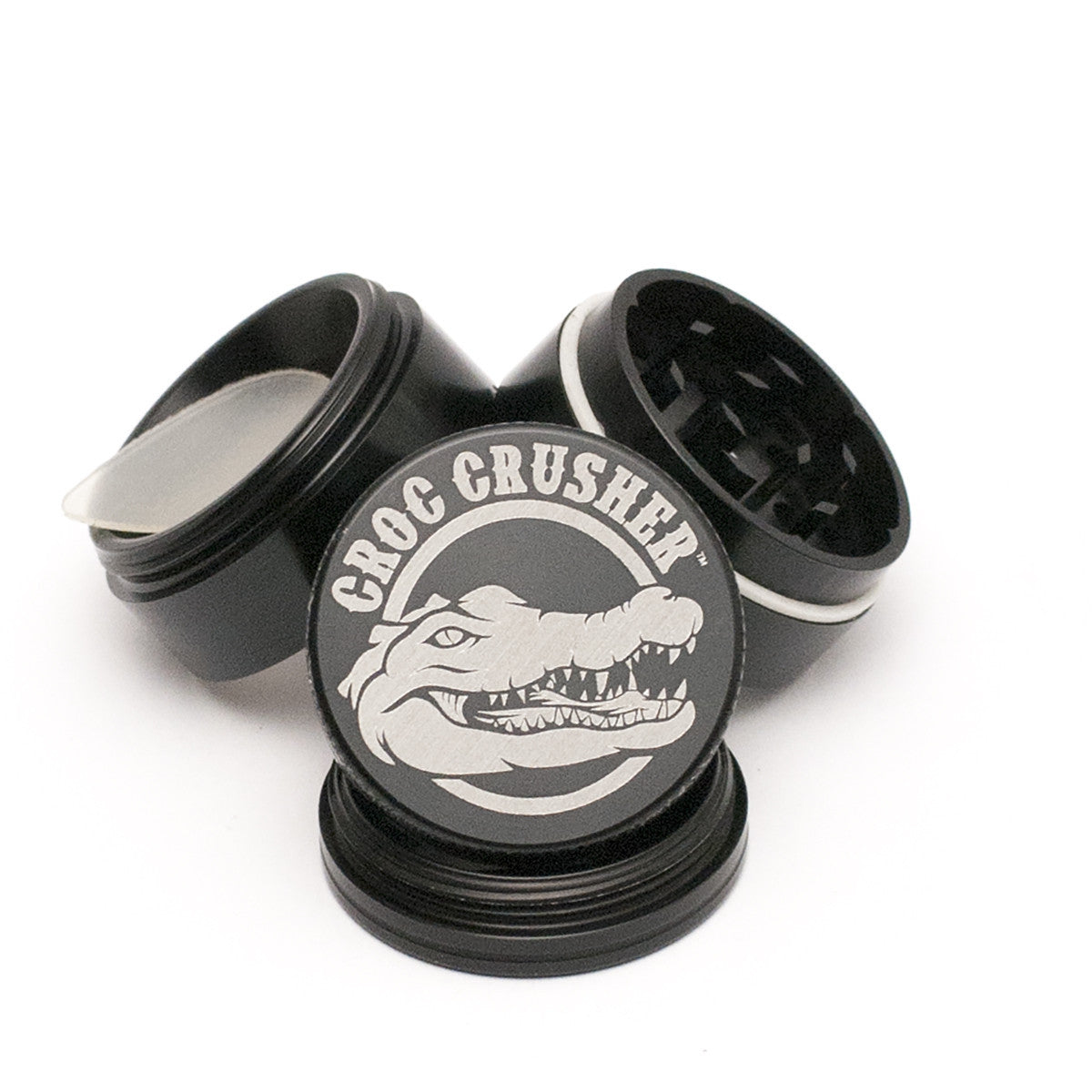 Croc Crusher 1.5" Aluminum Dry Herb Grinder