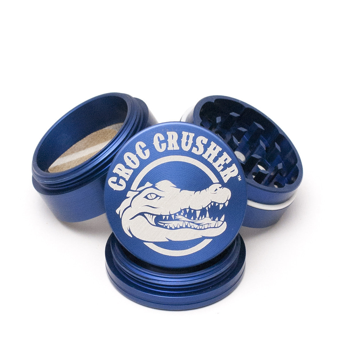 Croc Crusher 1.5" Aluminum Dry Herb Grinder