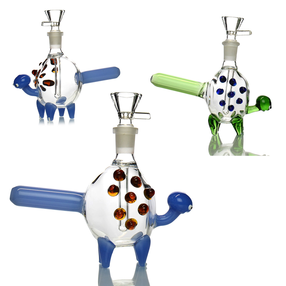 Artisan Turtle Design Water Pipe