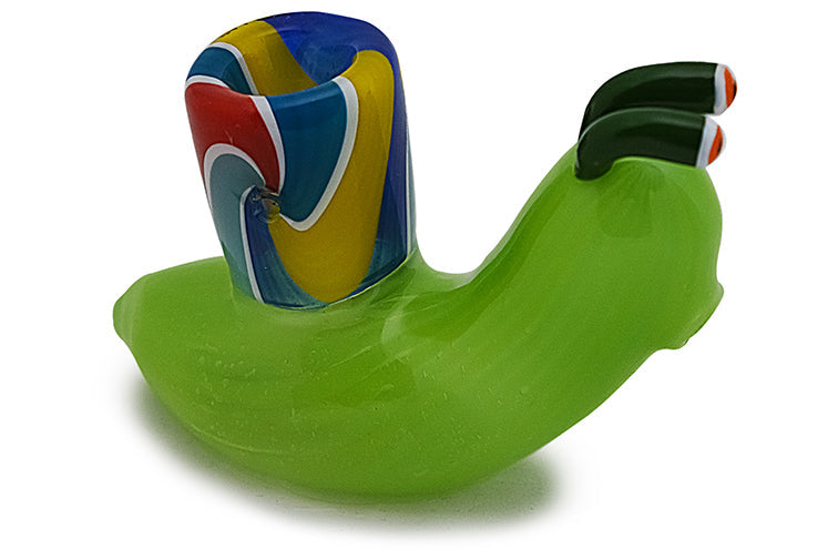 Whimsical Snail Glass Hand Pipe