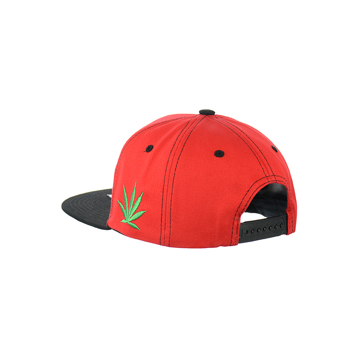 Forest Fungi Embroidered Cotton Snapback Cap