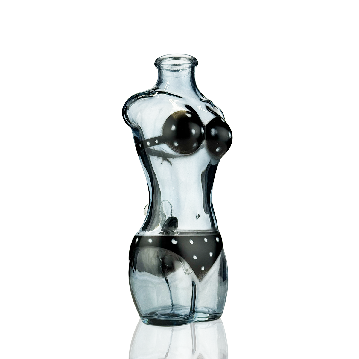 Elegant 8-Inch Sculpted Female Form Water Pipe