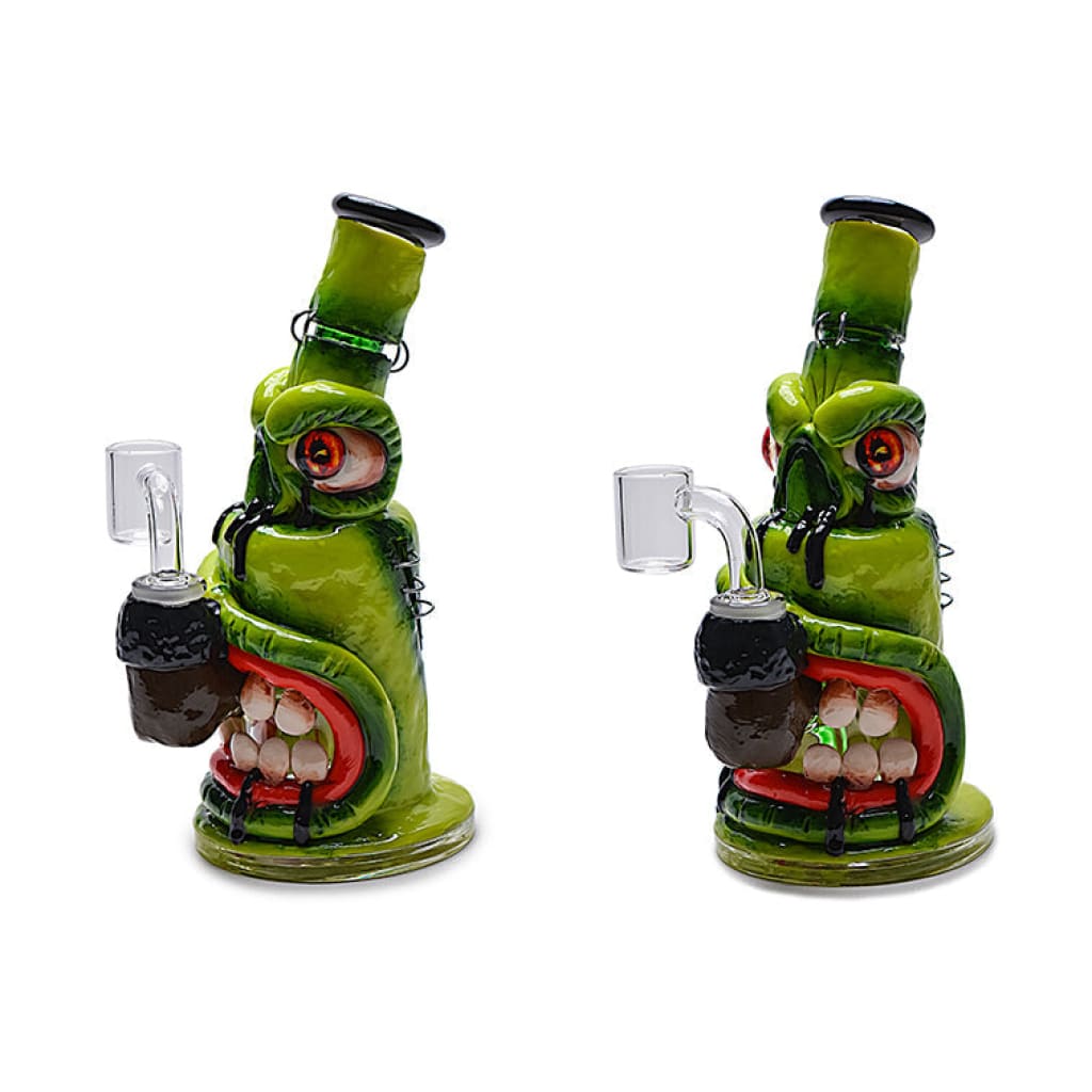 One-of-a-kind Clay Monster Rig With Intricate Details And Bold Colors
