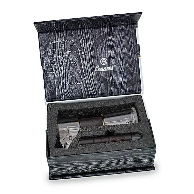 Pen and ink set in a wooden box from the Connect Wood Collection
