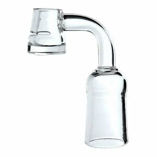 Core temp slanted banger 19mm female clear glass downstem with curved elbow