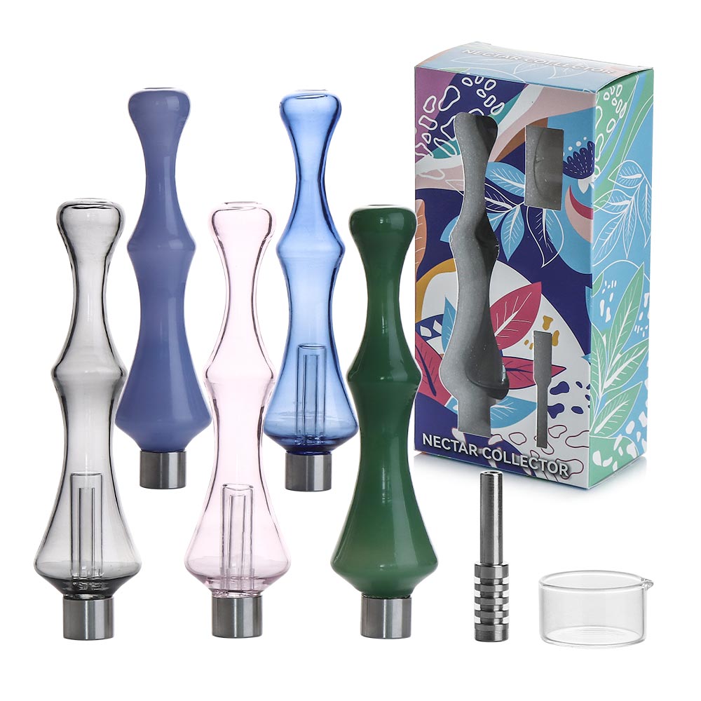 Premium 8-Inch Nectar Collector with Titanium Nail