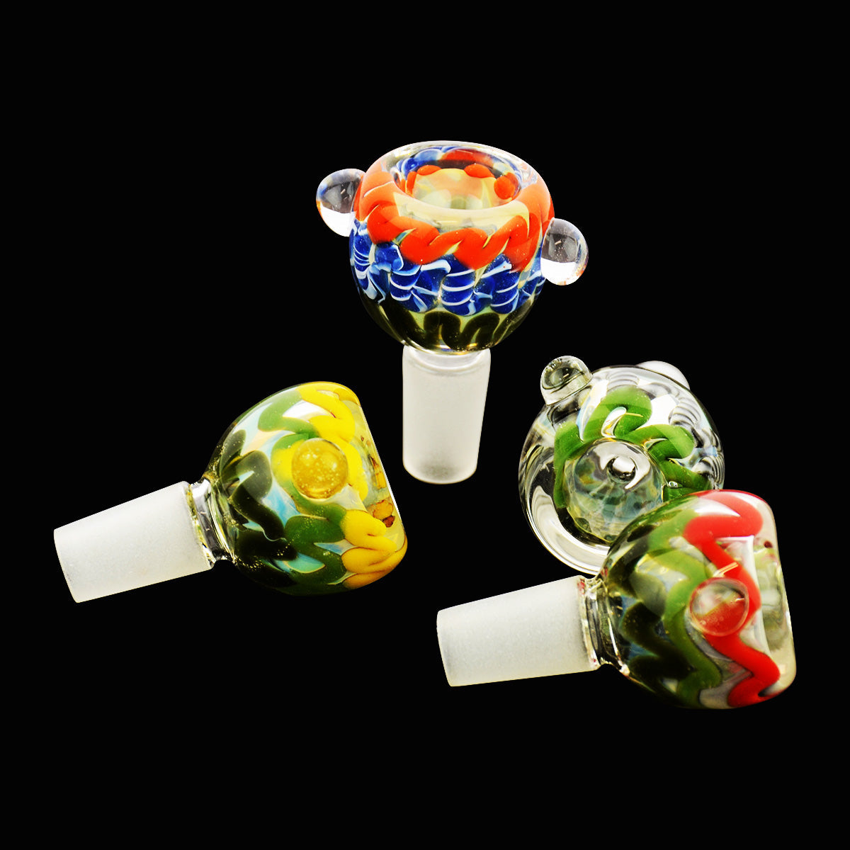 Artistic Twirl 14mm Glass Bowl Slide