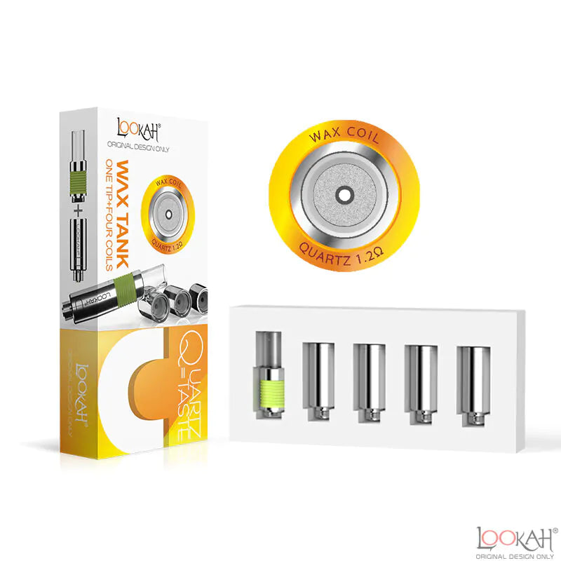 Lookah 510 Quartz Wax Coils & Mouthpiece Set