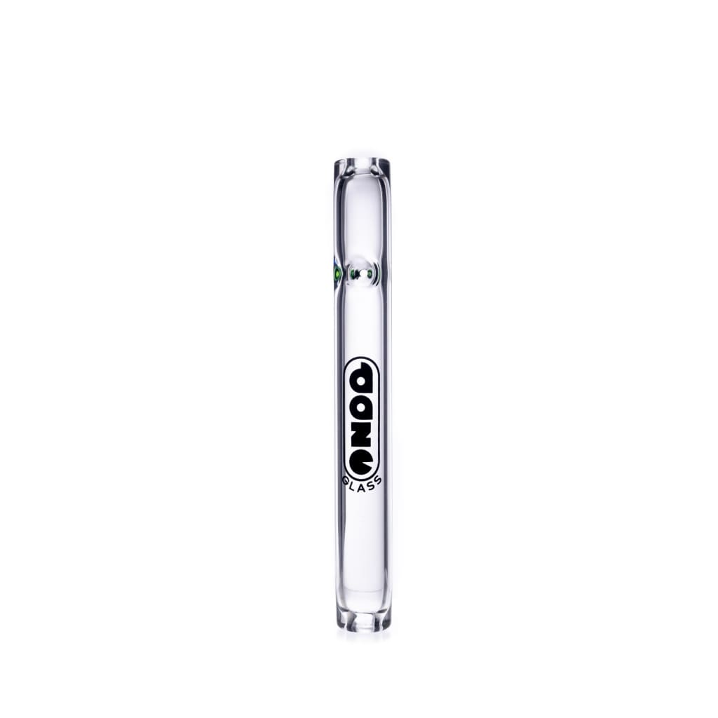 Daze Glass 8-inch Steamroller Hand Pipe With ’ooze’ Chillum, Built-in Bowl And Carb Hole