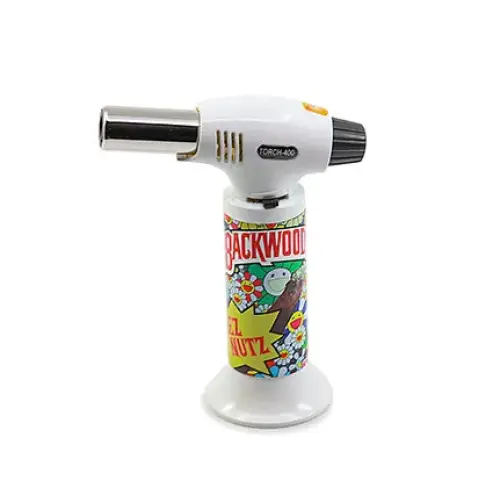 Deez nutz torches white black backwoods lighter comic label