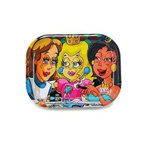 Dunkees dabbed princess tray by Original Arts Dunkees with colorful princesses