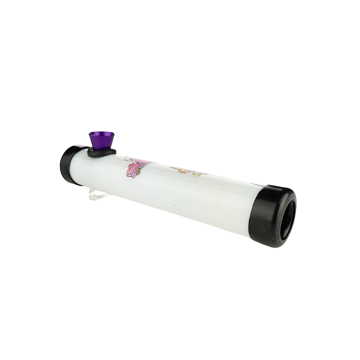 Labubu Art 6-Inch Acrylic Steamroller Pipe