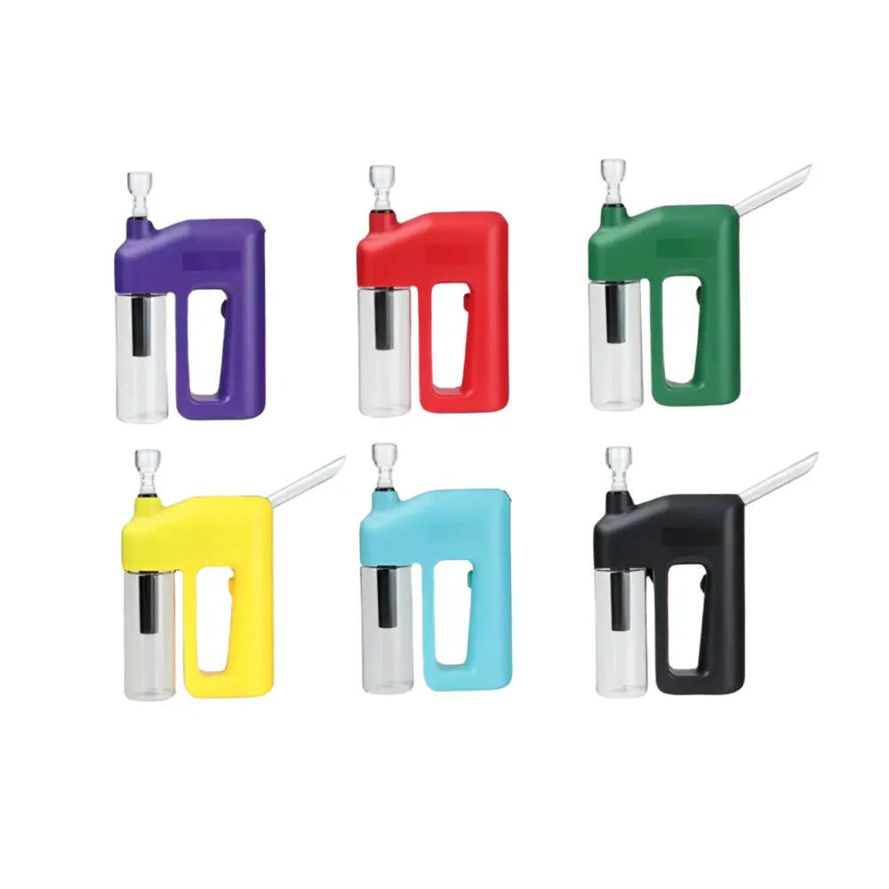Colorful handheld vaporizers for smooth flavor, part of the E-bong Power Bubbler collection