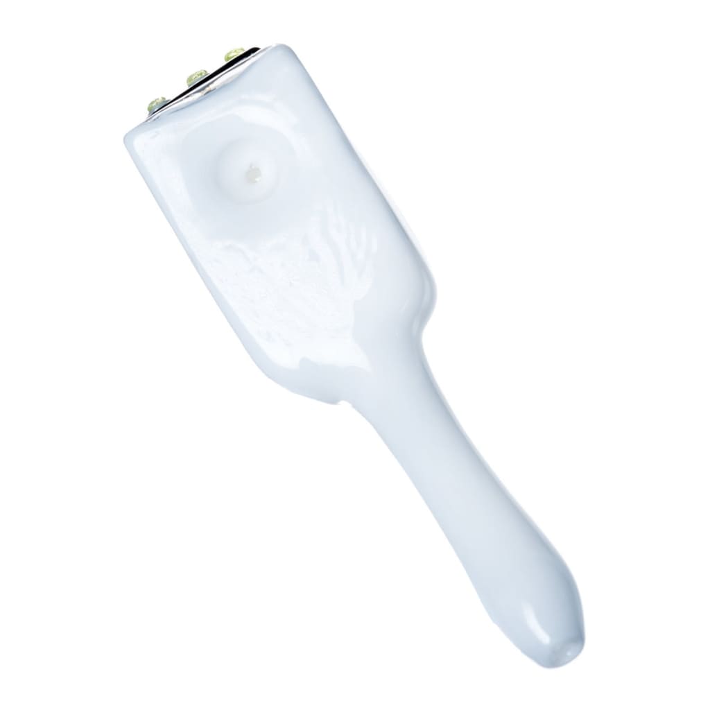 Empire Glassworks Dimensional Dial white ceramic hairbrush