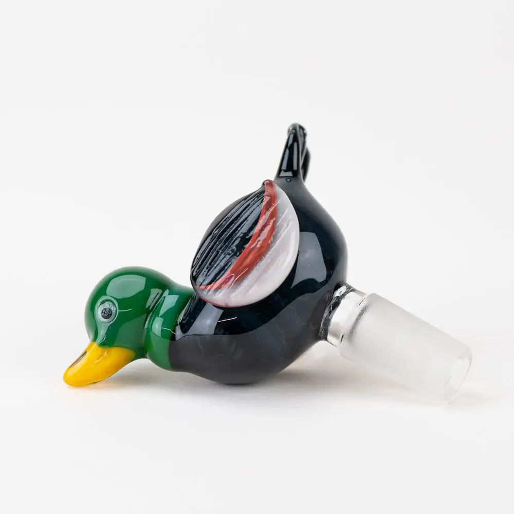 Empire Glassworks Duck Glass Bowl Piece 14mm with Glossy Design