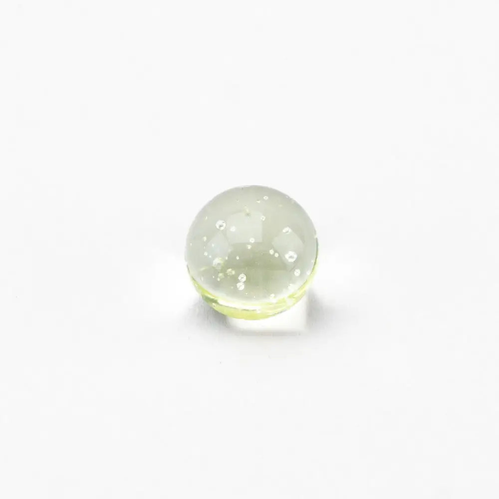 Empire Glassworks Galactic Spinner Carb Cap with pale green speckled marble