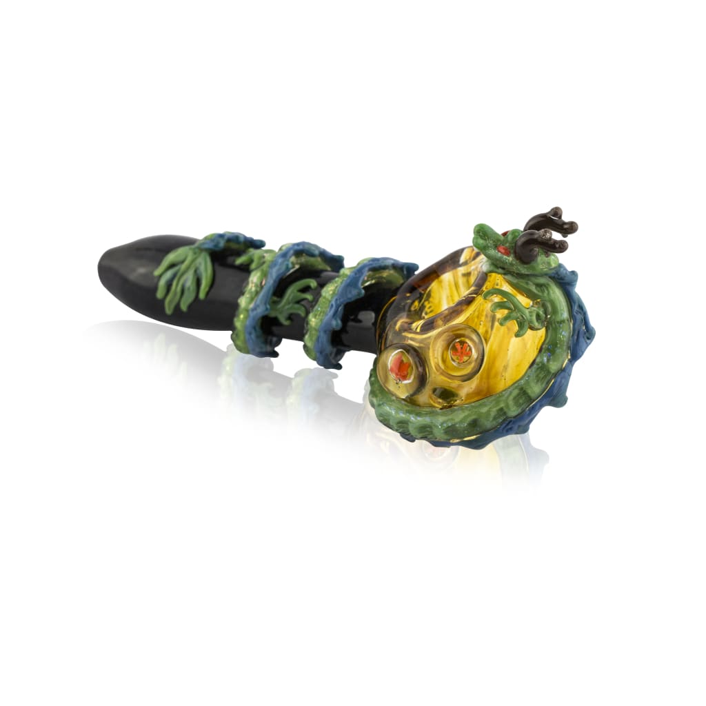 Empire Glassworks Shenron Dragon Ball Hand Pipe with detailed dragon design