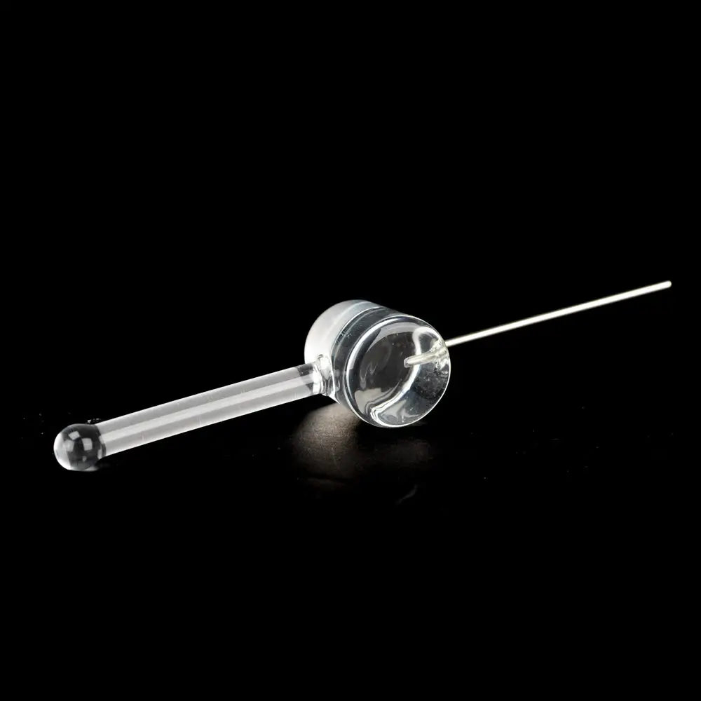 Empire Glassworks Poker Wand clear glass hand pipe with LED emitter