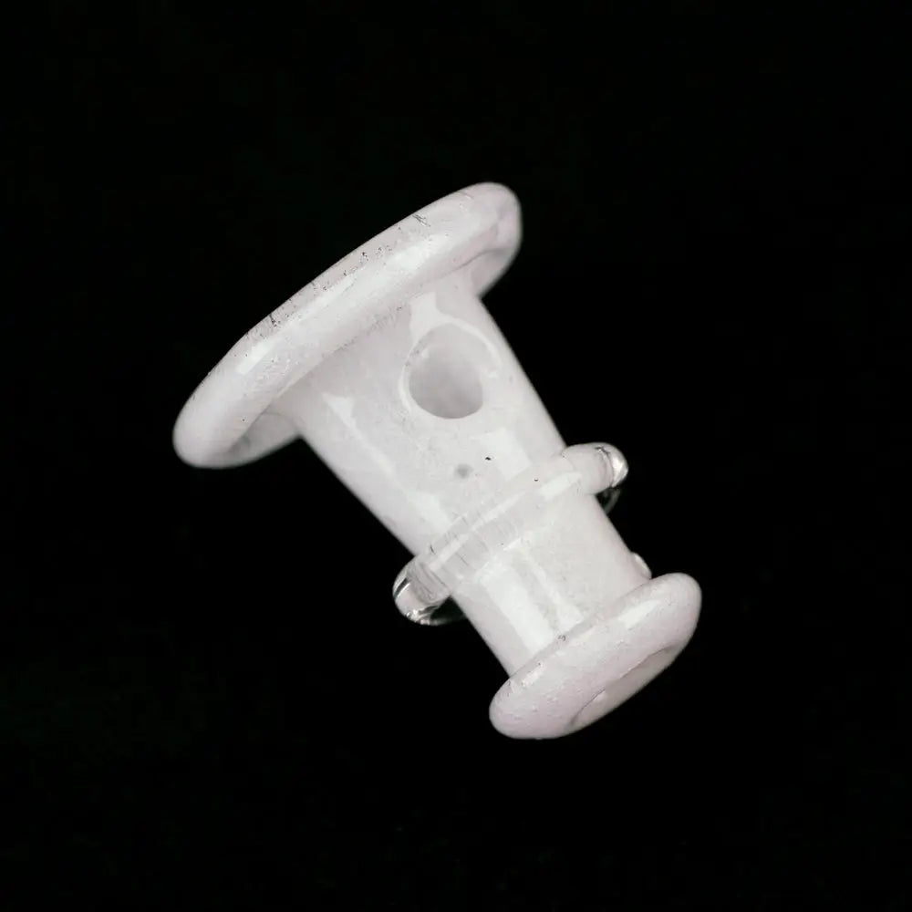 Empire Glassworks Proxy Glass Joystick glow in the dark white glass pipe