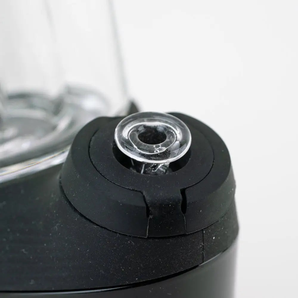 Empire Glassworks Proxy Glass Joystick for Puffco Proxy with black rubber base and clear glass top