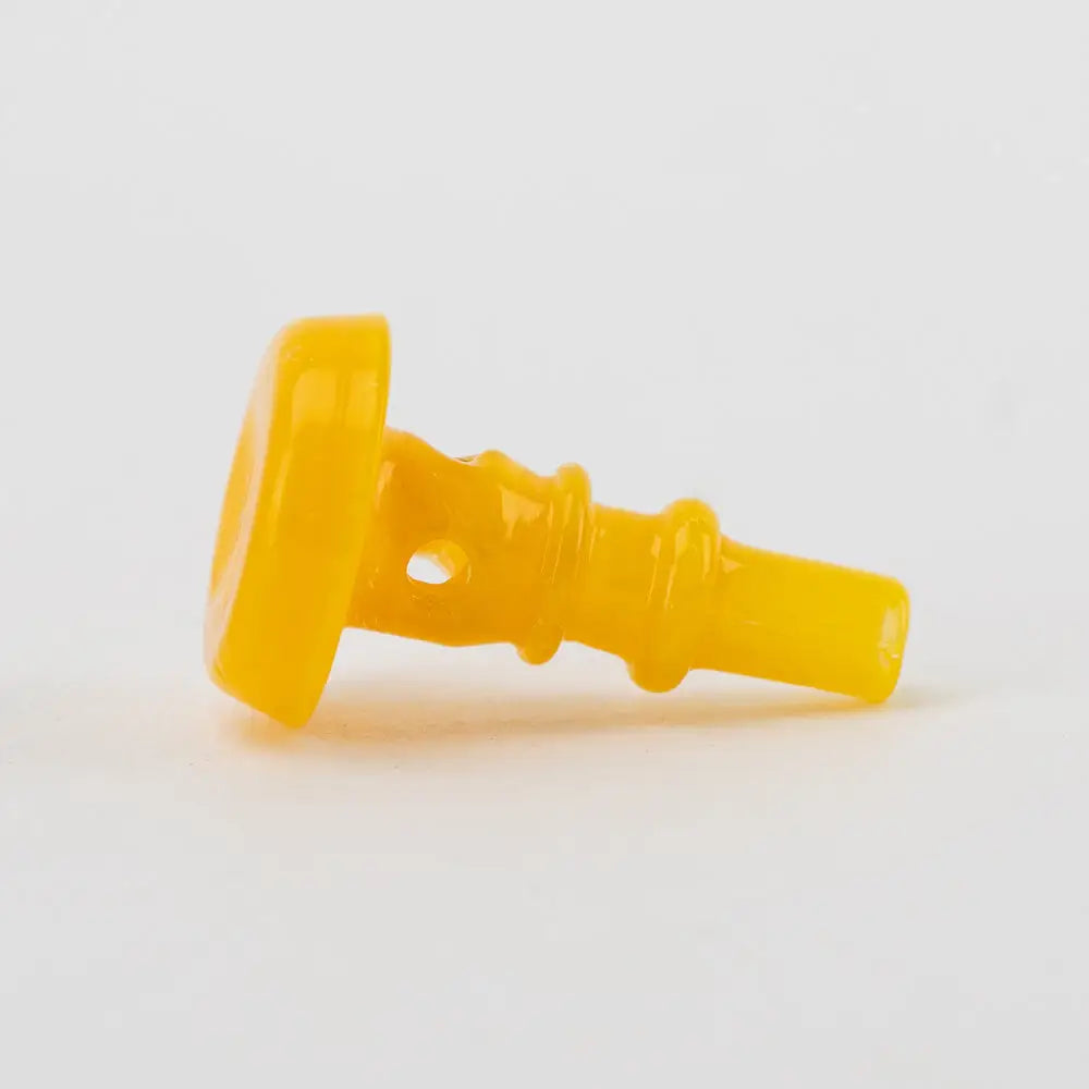 Bright yellow Empire Glassworks Puffco Joystick for Peak Pro