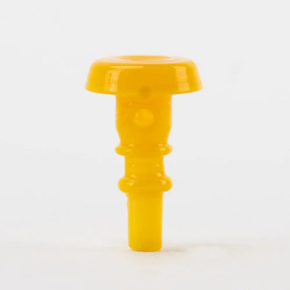 Empire Glassworks yellow Puffco Joystick for Peak Pro toy pipe cleaner