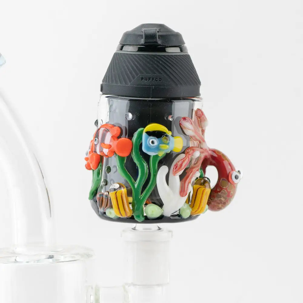 Empire Glassworks Puffco Proxy Attachment Under the Sea aquarium design