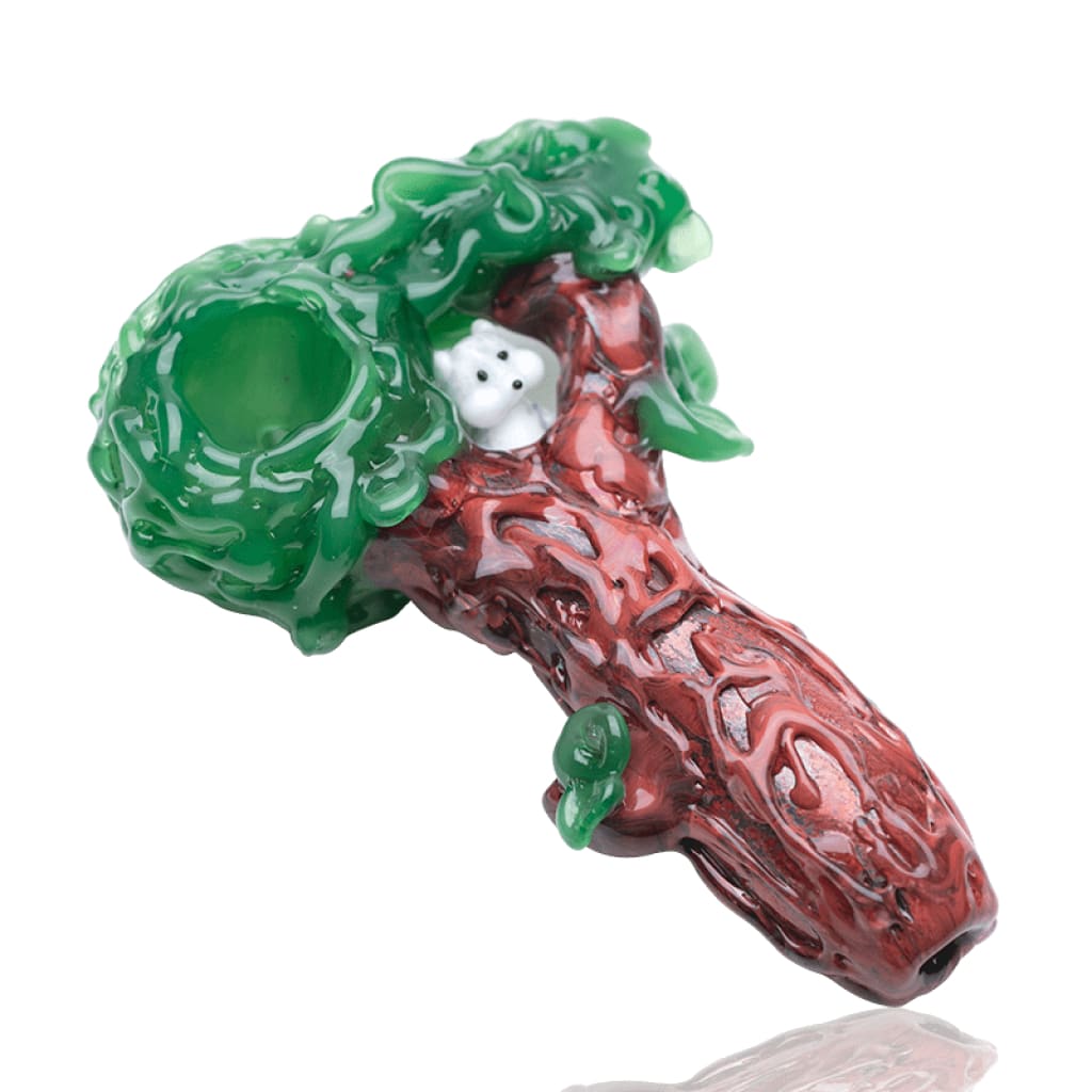 Empire Glassworks’ meticulously hand-blown broccoli pipe - American made glass craftsmanship