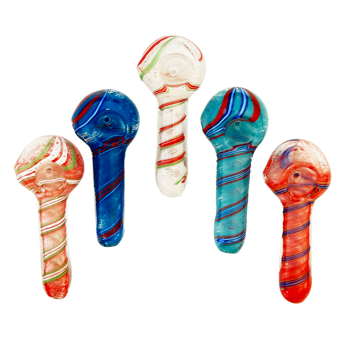 Artisan 3.5-inch Spiral Dry Herb Pipe
