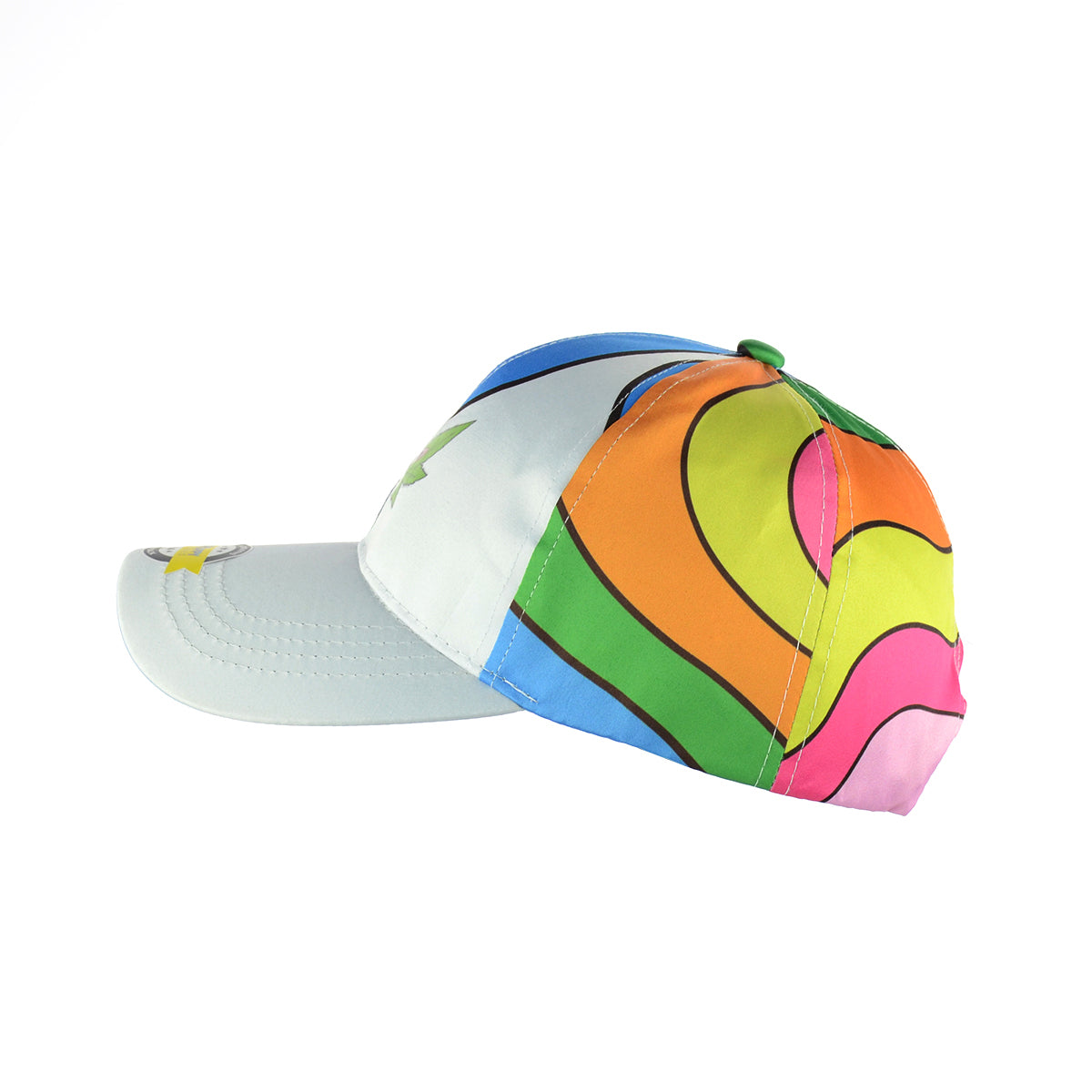 Vibrant Foliage Rainbow Snapback Hat