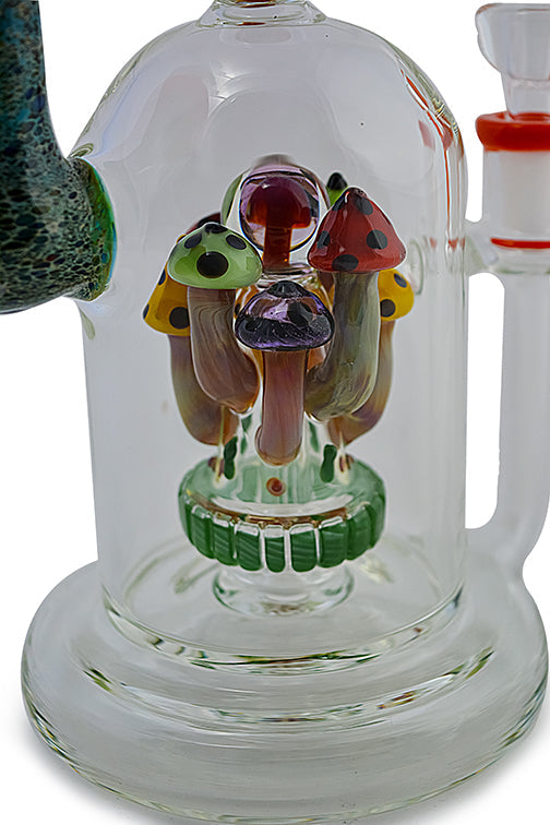 Artisan Mushroom Glass Water Pipe