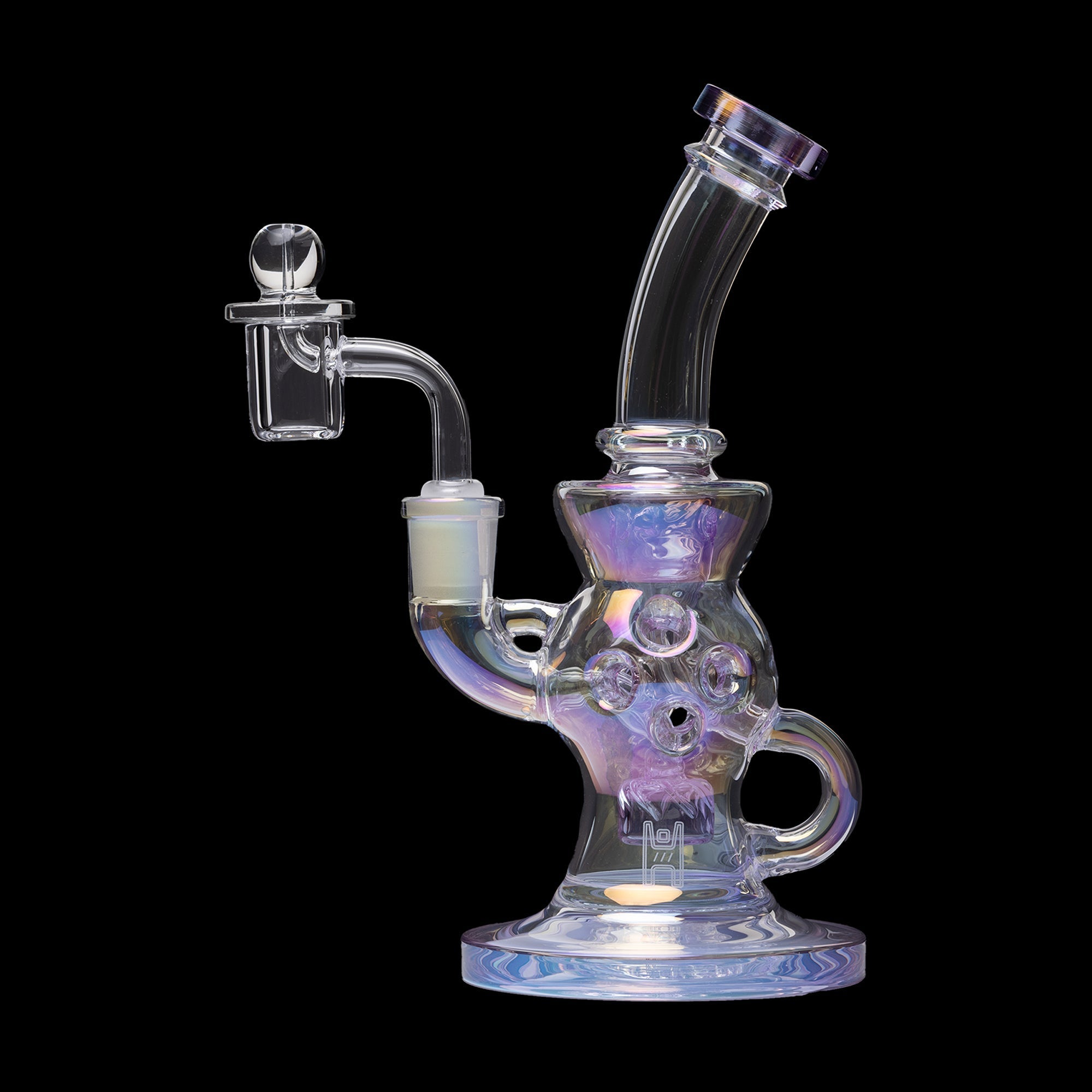 8.5 Inch Swiss Incycler Glass Dab Rig Recycler