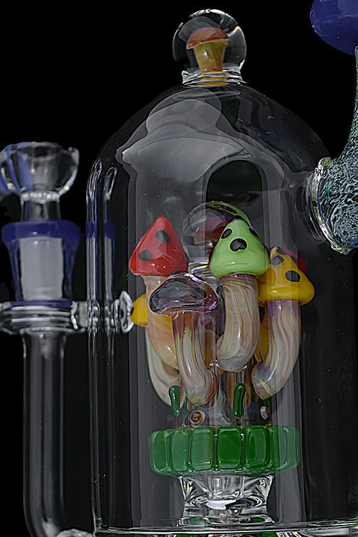 Artisan Mushroom Glass Water Pipe