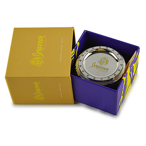 Precision Dry Herb Grinder with Decorative Rims