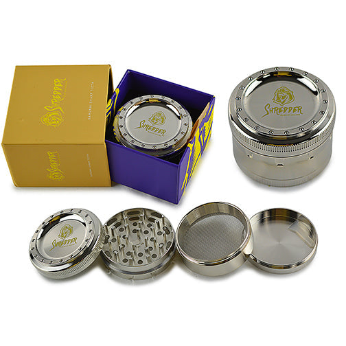 Precision Dry Herb Grinder with Decorative Rims