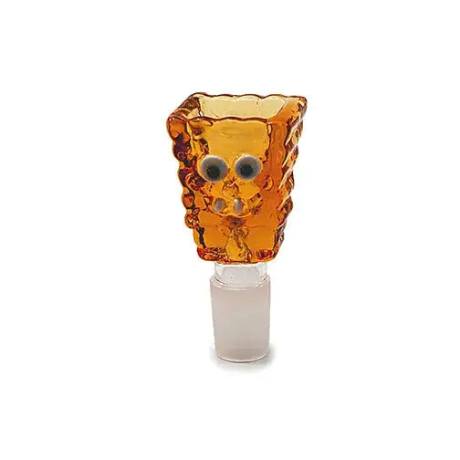 18mm male glass bowl skull bong smoking accessory